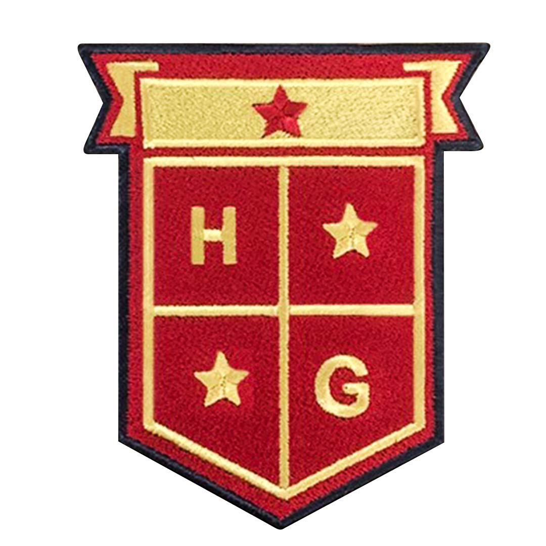 H Star Shield Embroidery Patch